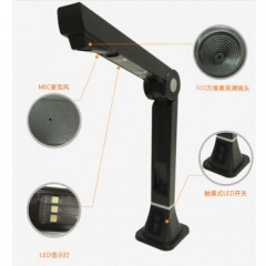 方正  Q510C 掃描儀 500萬像素A4辦公文件翻拍儀便攜式 高清 掃描儀  高拍儀