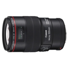 佳能（Canon）EF 100mm f/2.8L IS USM 微距單反鏡頭  照相機