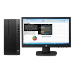 惠普/HP 臺式計算機 282 PRO G5 MT（G5420/4G/1TB/無光驅(qū)/USB鍵鼠/Win10家庭版/19.5寸）