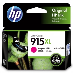 惠普 HP 3YM20AA 915XL 品紅色 大容量 墨盒(適用于HP OfficeJet Pro 8020)