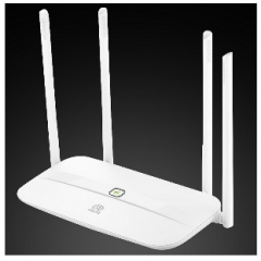 華為（HUAWEI）WS318無線路由器 智能家用WIFI 300M寬帶雙天線穿墻王 增強(qiáng)版白色