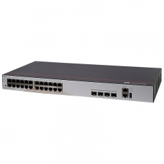 華為（HUAWEI）S5735S-L24T4X-A (24個10/100/1000BASE-T以太網(wǎng)端口,4個萬兆SFP+,交流供電)交換設(shè)備